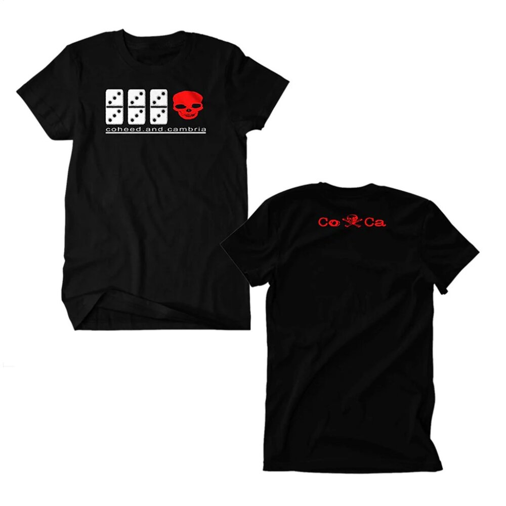 Coheed and Cambria Dominos and Skull Band Short Sleeve T Shirt FOTL